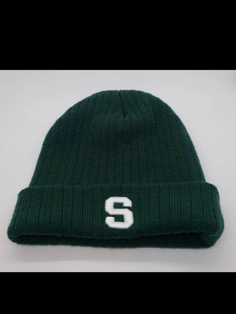 Michigan State Spartans Beanie Cuffed Winter Knit Hat Cap Toque